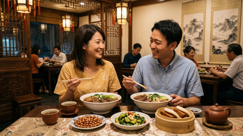 台湾ラーメン：夏の夫婦