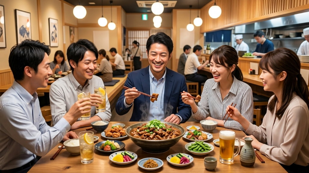 名古屋どて煮：夜飲みサラリーマン仲間