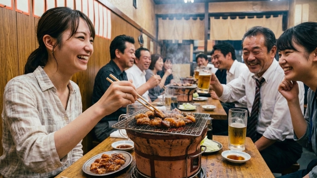 名古屋・とんちゃん、夜の上司との飲み
