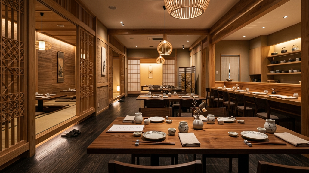 和食の店内・テーブル席
