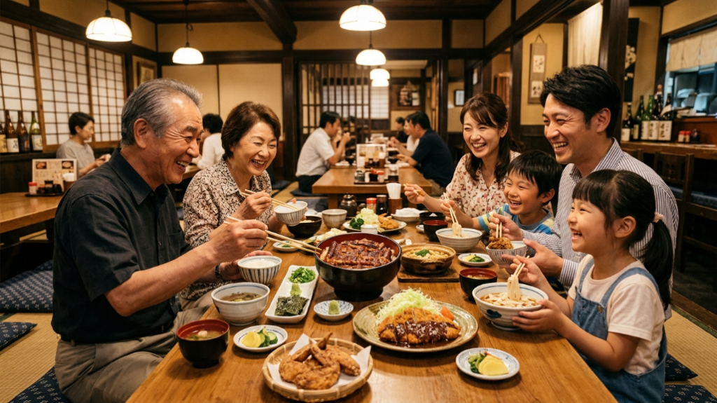 家族3代と名古屋めし
