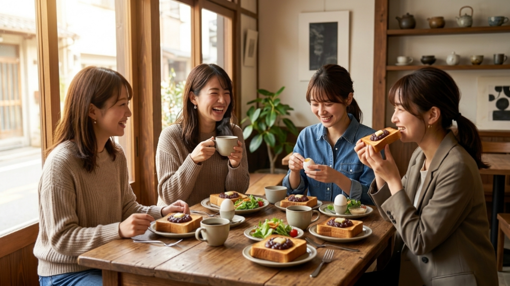 名古屋モーニング：女性グループ