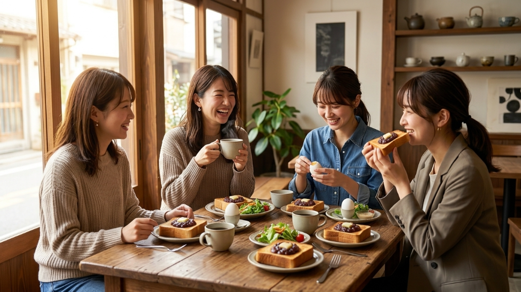名古屋モーニング：女性グループ